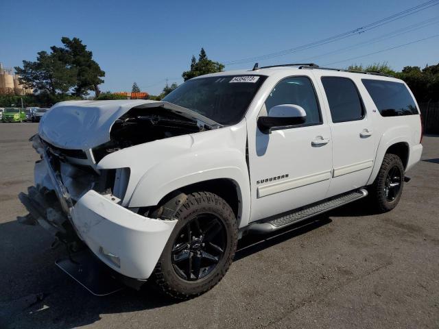 1GNSKJE77CR310958 - 2012 CHEVROLET SUBURBAN K1500 LT WHITE photo 1