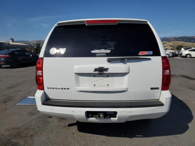 1GNSKJE77CR310958 - 2012 CHEVROLET SUBURBAN K1500 LT WHITE photo 6