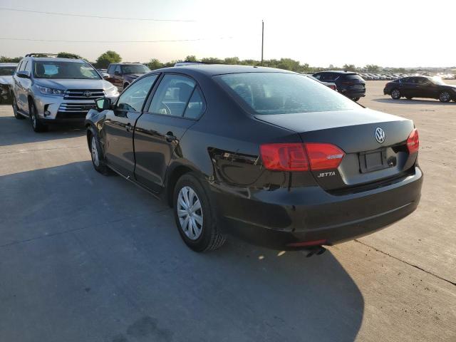 3VW2K7AJ6DM311614 - 2013 VOLKSWAGEN JETTA BASE أسود صورة 2