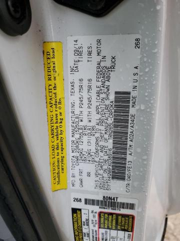 5TFTX4GN6FX038916 - 2015 TOYOTA TACOMA PRERUNNER ACCESS CAB WHITE photo 12