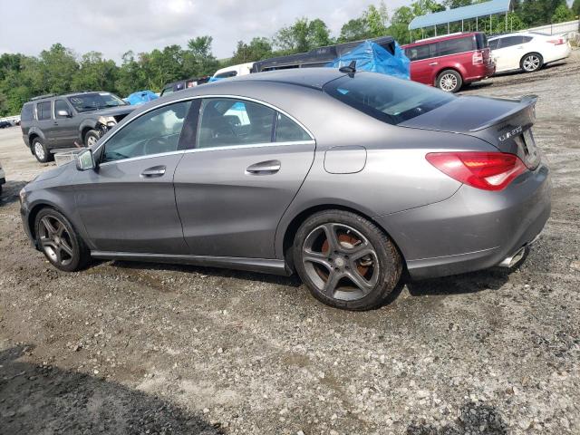 WDDSJ4EB3EN054738 - 2014 MERCEDES-BENZ CLA 250 GRAY photo 2