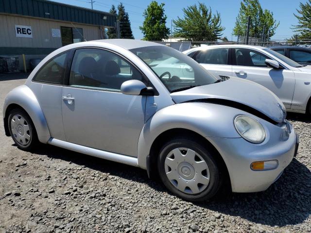 3VWBB21C21M437128 - 2001 VOLKSWAGEN NEW BEETLE GL SILVER photo 4