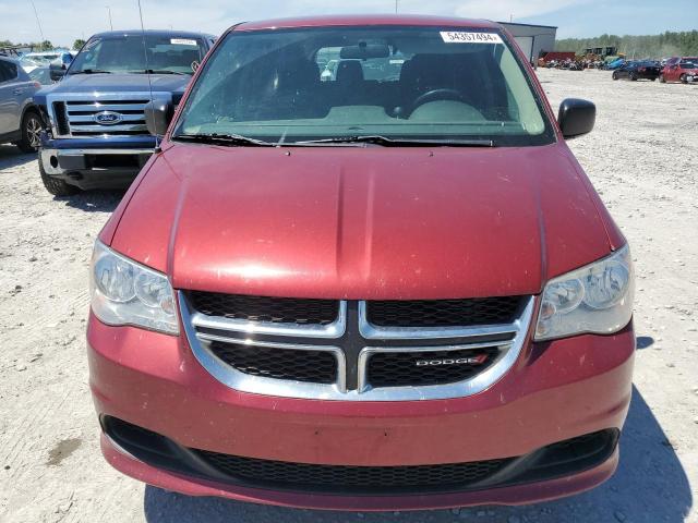 2C4RDGBG5FR737451 - 2015 DODGE GRAND CARA SE MAROON photo 5