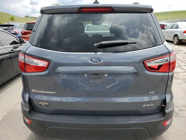 MAJ6P1UL4JC213832 - 2018 FORD ECOSPORT SE GRAY photo 6