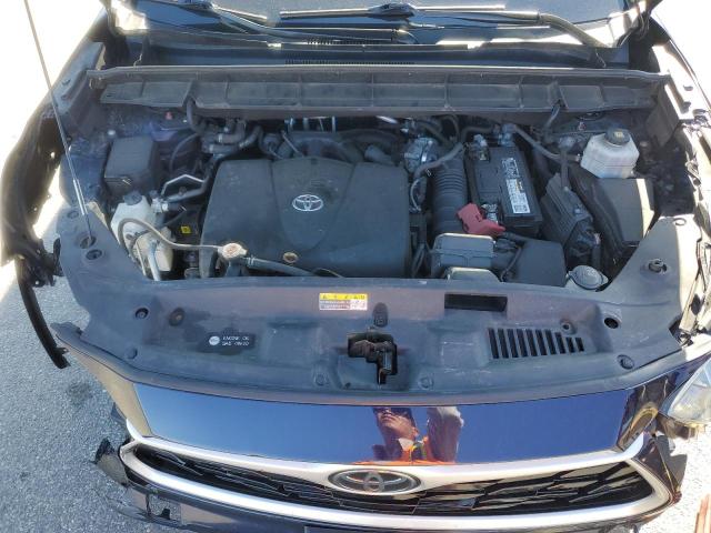 5TDGZRBH8LS055051 - 2020 TOYOTA HIGHLANDER XLE BLUE photo 12