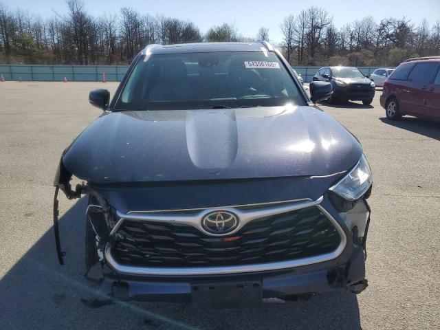 5TDGZRBH8LS055051 - 2020 TOYOTA HIGHLANDER XLE BLUE photo 5