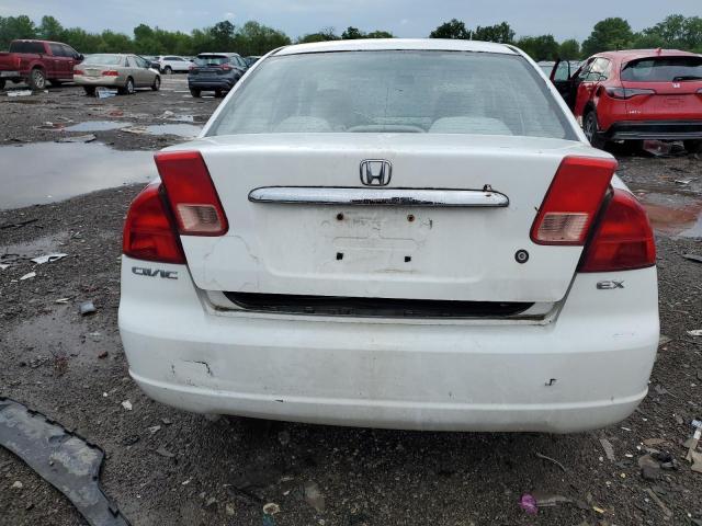 1HGES26742L022358 - 2002 HONDA CIVIC EX WHITE photo 6