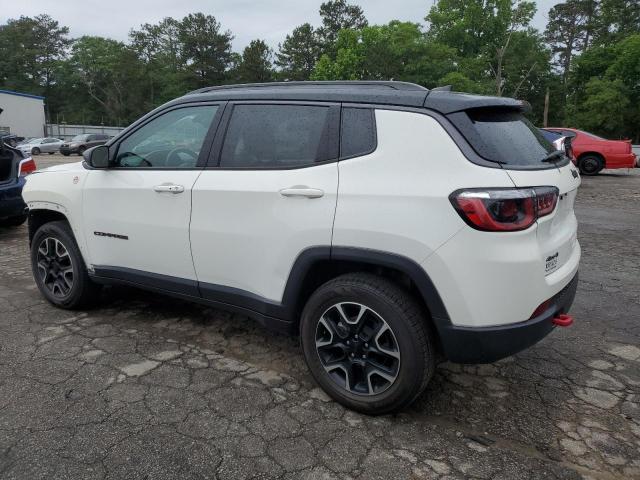 3C4NJDDBXLT214555 - 2020 JEEP COMPASS TRAILHAWK WHITE photo 2