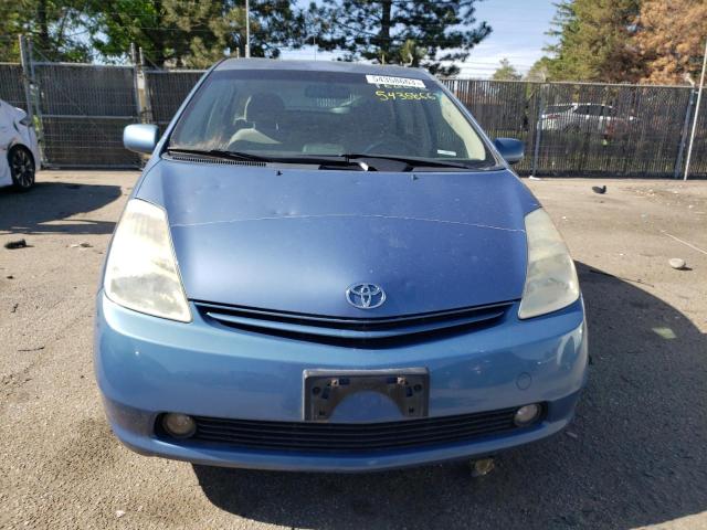 JTDKB20U357022719 - 2005 TOYOTA PRIUS BLUE photo 5