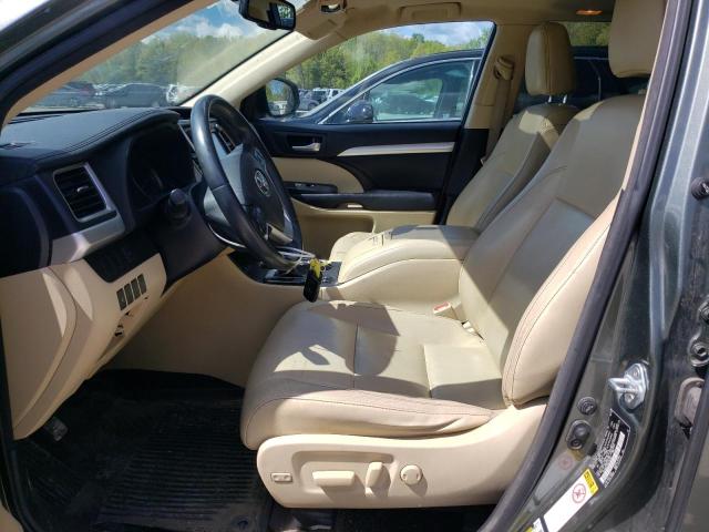 5TDJKRFH5GS343961 - 2016 TOYOTA HIGHLANDER XLE Yaşıl foto 7