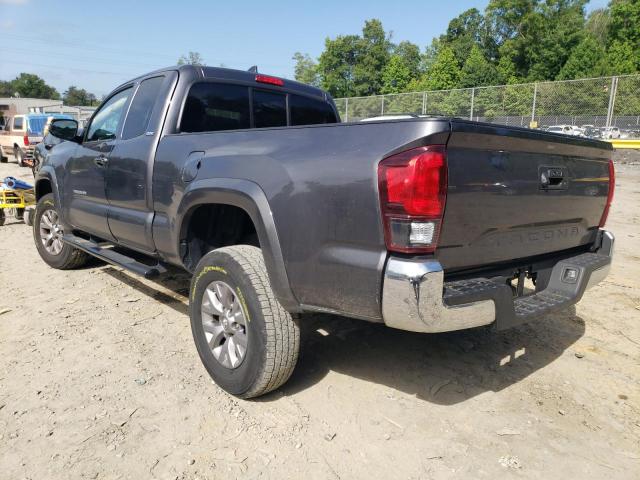 5TFRX5GN4JX117638 - 2018 TOYOTA TACOMA ACCESS CAB ნაცრისფერი ფოტო 2
