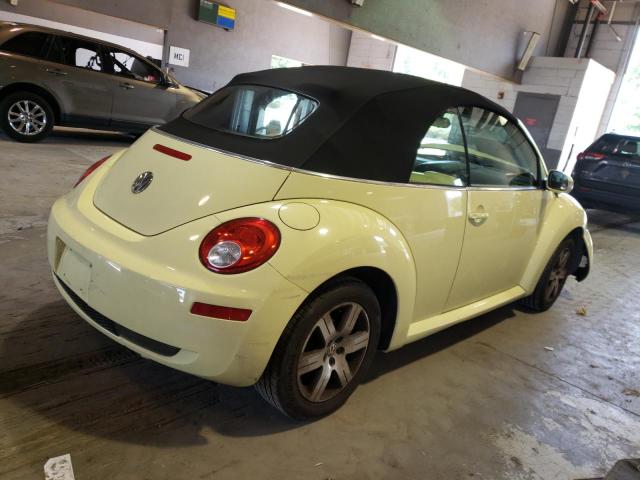 3VWRF31Y76M306174 - 2006 VOLKSWAGEN NEW BEETLE CONVERTIBLE OPTION PACKAGE 1 BEIGE photo 3