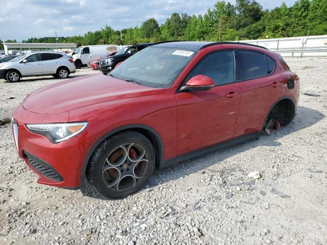 ZASFAKNN8J7B84630 - 2018 ALFA ROMEO STELVIO TI SPORT RED photo 1