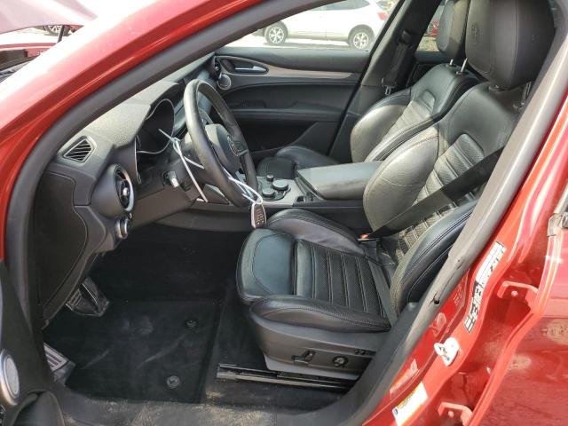 ZASFAKNN8J7B84630 - 2018 ALFA ROMEO STELVIO TI SPORT RED photo 7