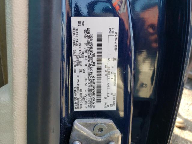 5LMCJ2D90GUJ12713 - 2016 LINCOLN MKC SELECT 蓝色 照片 12