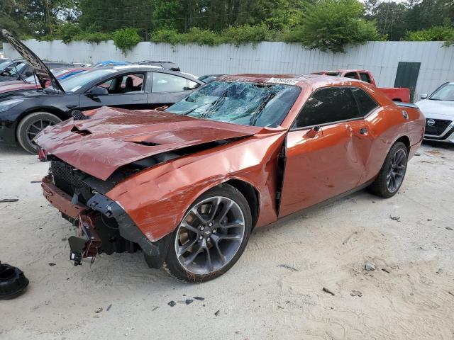 2C3CDZFJ8NH233315 - 2022 DODGE CHALLENGER R/T SCAT PACK ORANGE photo 1