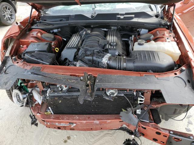 2C3CDZFJ8NH233315 - 2022 DODGE CHALLENGER R/T SCAT PACK ORANGE photo 11