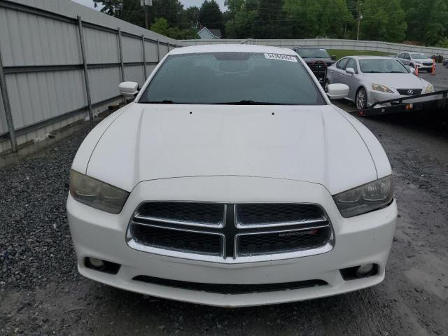 2C3CDXHG3DH552691 - 2013 DODGE CHARGER SXT WHITE photo 5