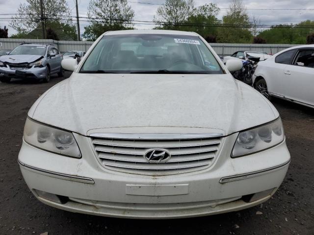 KMHFC46F86A108921 - 2006 HYUNDAI AZERA SE WHITE photo 5