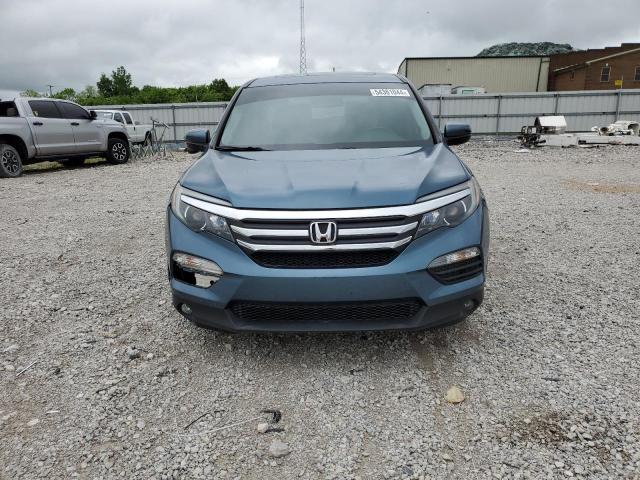 5FNYF6H54GB018579 - 2016 HONDA PILOT EXL BLUE photo 5