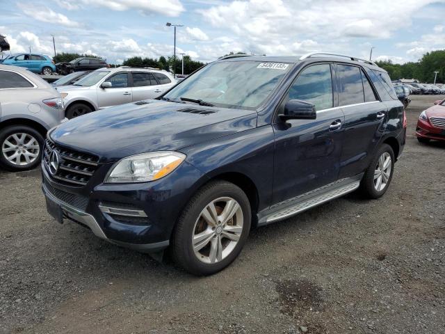 4JGDA5HB6FA466676 - 2015 MERCEDES-BENZ ML 350 4MATIC BLUE photo 1