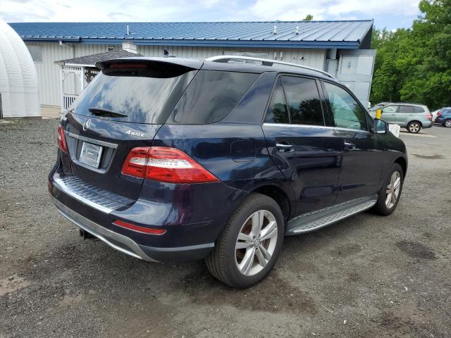 4JGDA5HB6FA466676 - 2015 MERCEDES-BENZ ML 350 4MATIC BLUE photo 3
