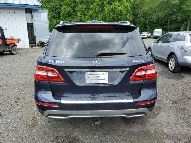 4JGDA5HB6FA466676 - 2015 MERCEDES-BENZ ML 350 4MATIC BLUE photo 6
