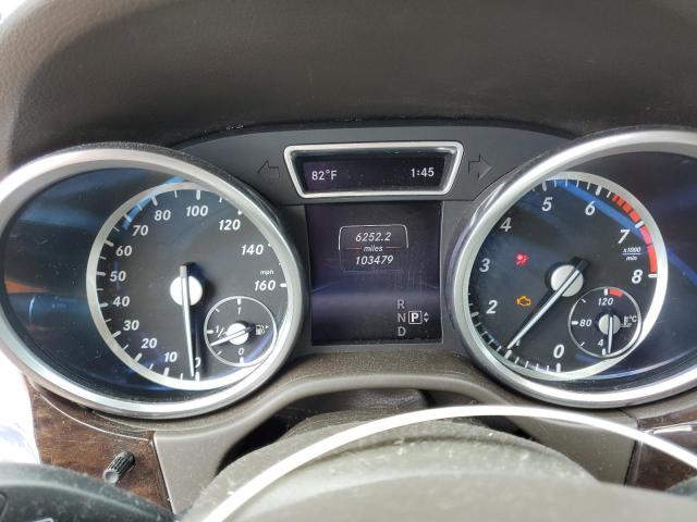 4JGDA5HB6FA466676 - 2015 MERCEDES-BENZ ML 350 4MATIC BLUE photo 9