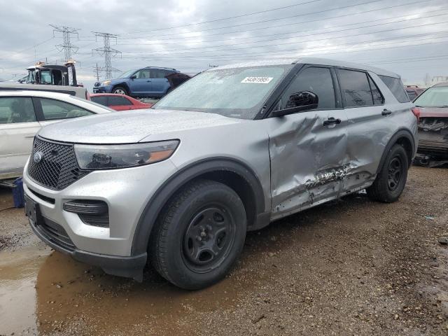 1FM5K8AB4LGC93780 - 2020 FORD EXPLORER POLICE INTERCEPTOR 银色 照片 1