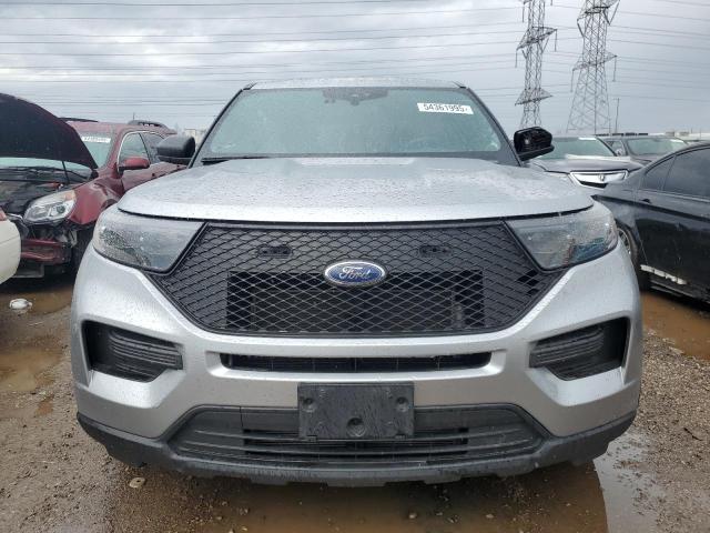 1FM5K8AB4LGC93780 - 2020 FORD EXPLORER POLICE INTERCEPTOR 银色 照片 5