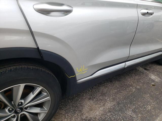 5NMS33AD0KH066747 - 2019 HYUNDAI SANTA FE SEL Արծաթագույն լուսանկար 9