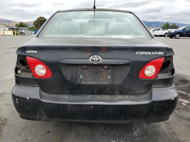 1NXBR32E78Z029729 - 2008 TOYOTA COROLLA CE BLACK photo 6