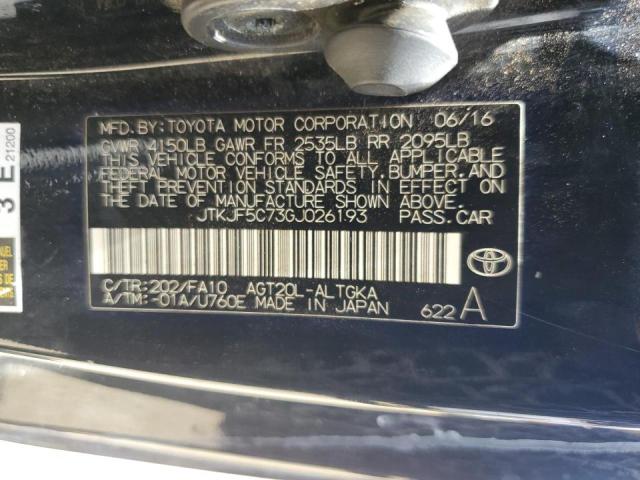 JTKJF5C73GJ026193 - 2016 TOYOTA SCION TC 黑色 照片 12