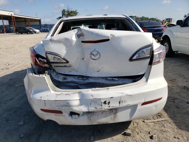 JM1BL1UF3C1521300 - 2012 MAZDA 3 I WHITE photo 6