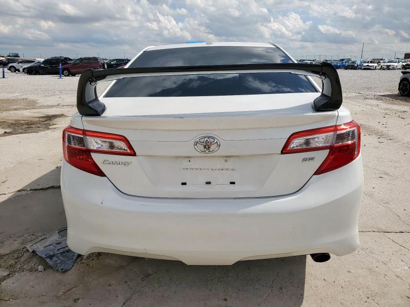 4T1BF1FK5CU625198 - 2012 TOYOTA CAMRY BASE WHITE photo 6