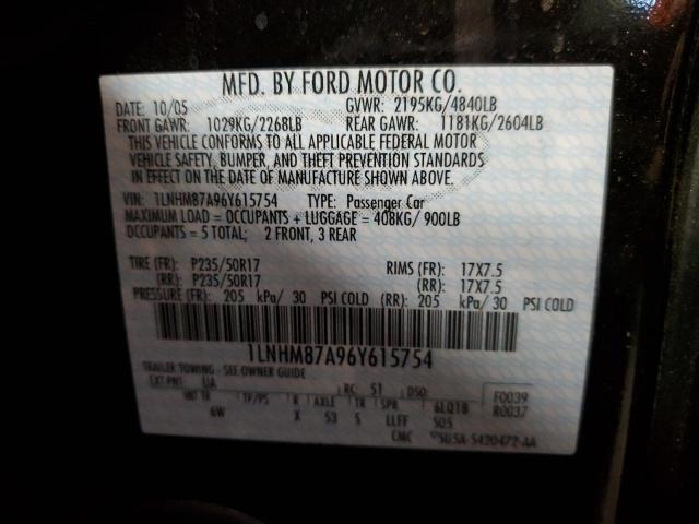 1LNHM87A96Y615754 - 2006 LINCOLN LS Qara foto 12