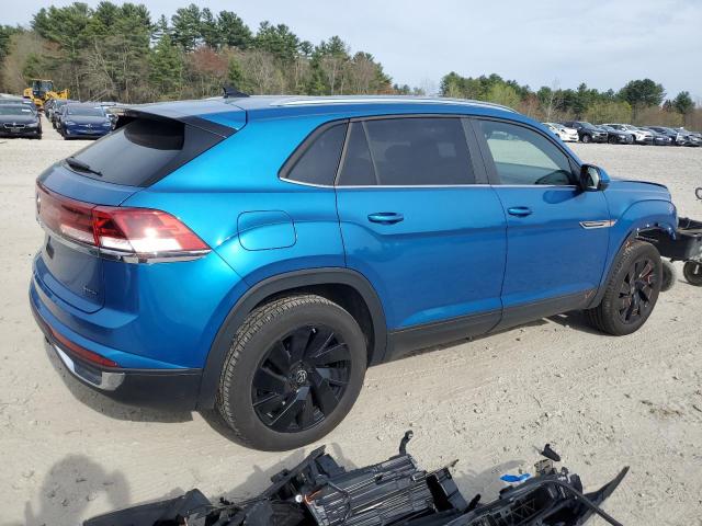 1V2KE2CA0RC248463 - 2024 VOLKSWAGEN ATLAS CROS SE BLUE photo 3