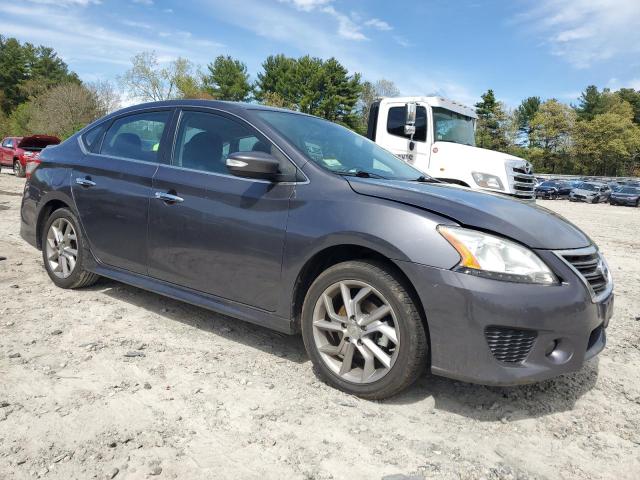 3N1AB7AP8FY325841 - 2015 NISSAN SENTRA S GRAY photo 4