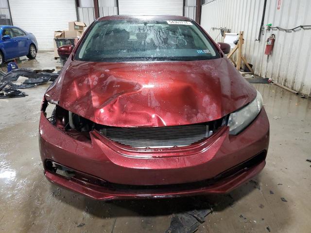 2HGFB2F84EH552487 - 2014 HONDA CIVIC EX BURGUNDY photo 5