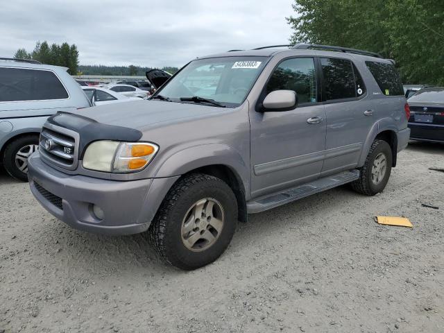 5TDBT48A01S034135 - 2001 TOYOTA SEQUOIA LIMITED GRAY photo 1