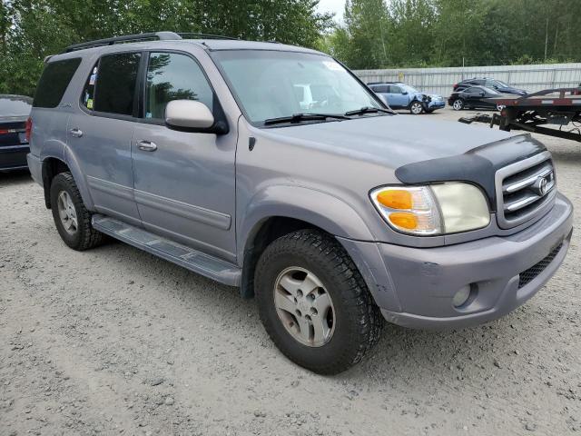 5TDBT48A01S034135 - 2001 TOYOTA SEQUOIA LIMITED GRAY photo 4