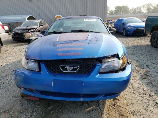 1FAFP40453F438746 - 2003 FORD MUSTANG BLUE photo 5