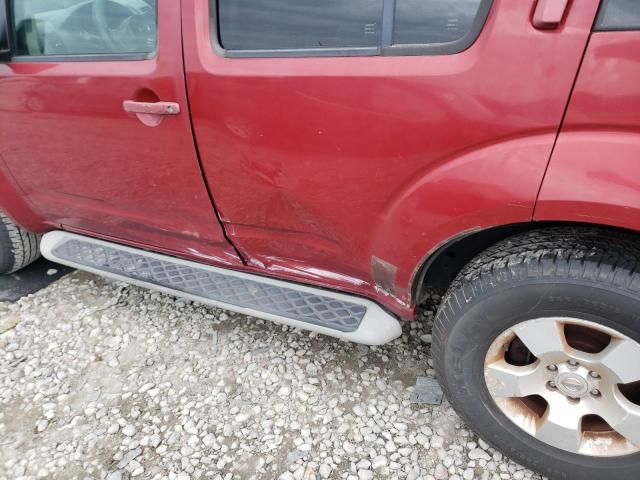 5N1AR18U38C636098 - 2008 NISSAN PATHFINDER S 栗色 照片 10