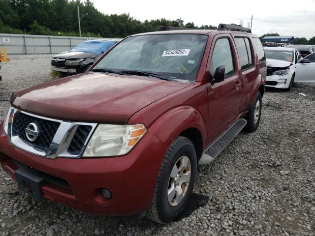 5N1AR18U38C636098 - 2008 NISSAN PATHFINDER S 栗色 照片 2