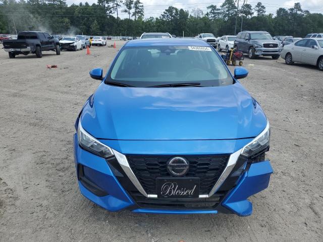 3N1AB8CV1MY248096 - 2021 NISSAN SENTRA SV BLUE photo 5