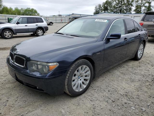 WBAGL63574DP72975 - 2004 BMW 745 I BLUE photo 1