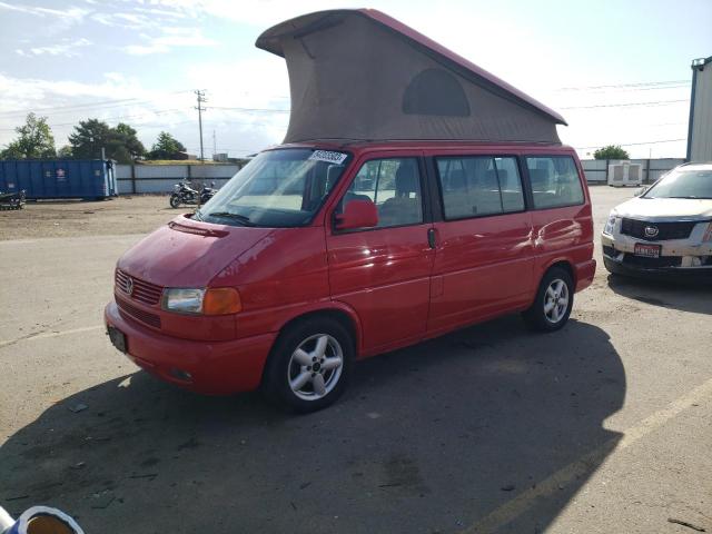 WV2NB47032H095513 - 2003 VOLKSWAGEN EUROVAN MV RED photo 1