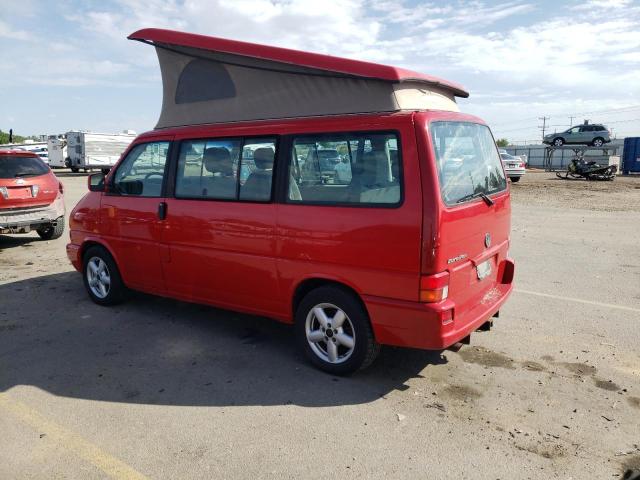 WV2NB47032H095513 - 2003 VOLKSWAGEN EUROVAN MV RED photo 2