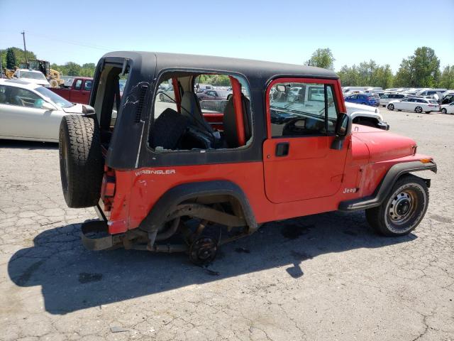 1J4FY19P1SP241109 - 1995 JEEP WRANGLER / S RED photo 3