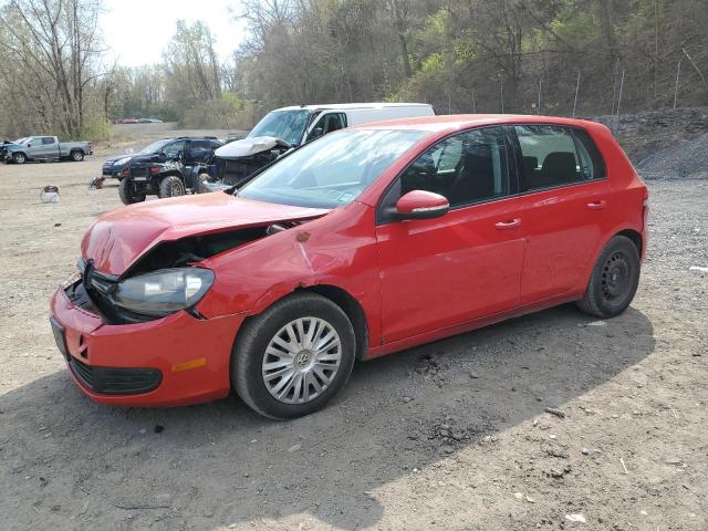 WVWDB7AJ2CW052078 - 2012 VOLKSWAGEN GOLF RED photo 1